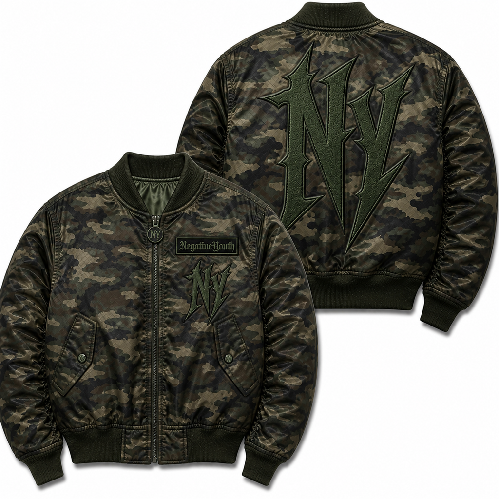 "Youth Never Dies" Bomber Jacket