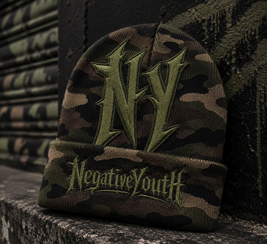 NegativeYouth Folded Jumbo Beanie