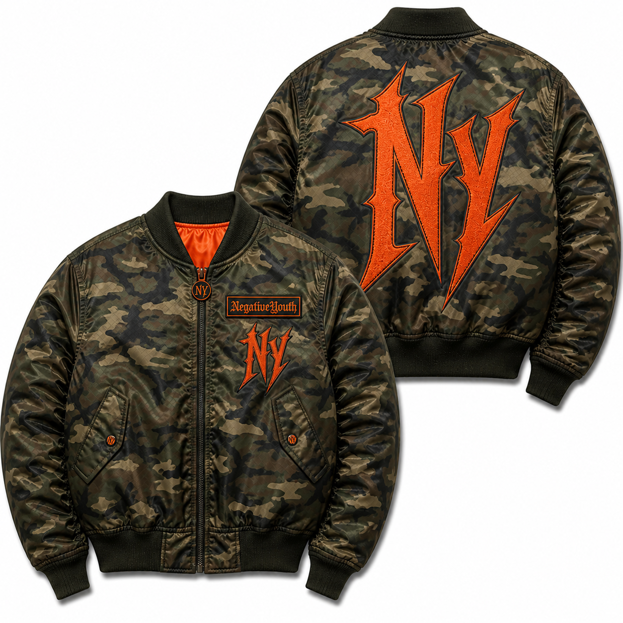 "Youth Never Dies" Bomber Jacket